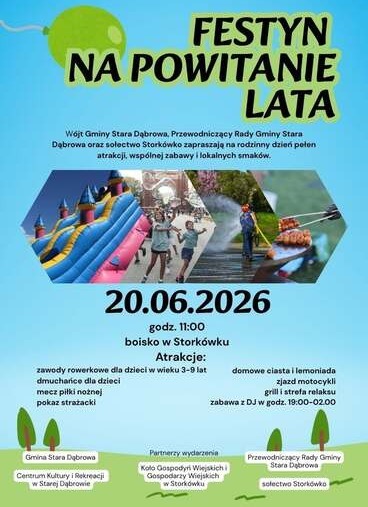Zawody rowerkowe, animacje dla dzieci 