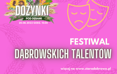 Zdjęcie do Konkurs "Festiwal Dąbrowskich Talent&oacute;w"