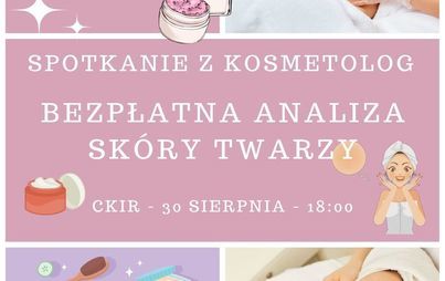 Zdjęcie do Kosmetolog - bezpłatne badanie sk&oacute;ry twarzy