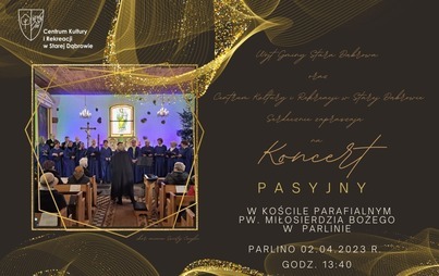 Zdjęcie do Zapraszamy na koncert pasyjny