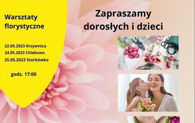 Zdjęcie do Zapraszamy na warsztaty florystyczne