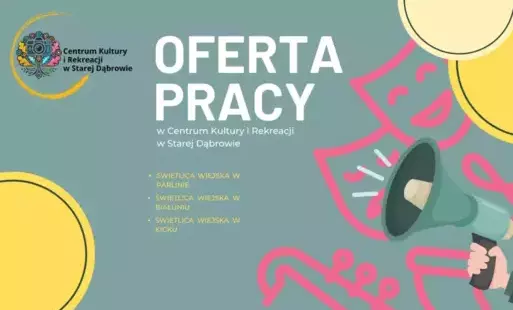 Zdjęcie do OFERTA PRACY !